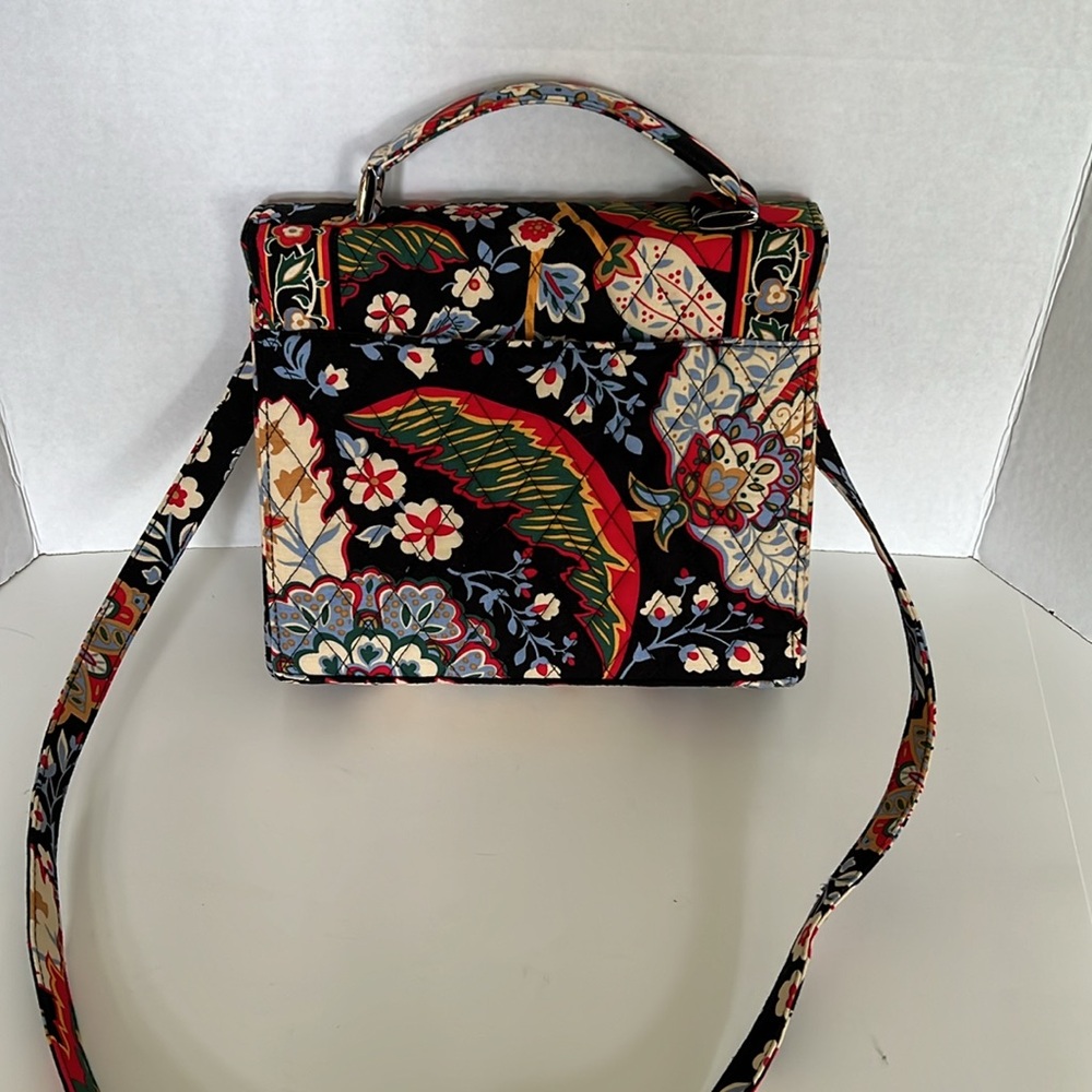 Vera Bradley Julia Versailles Pattern Top Handle & Convertible Detachable Strap - Picture 3 of 16